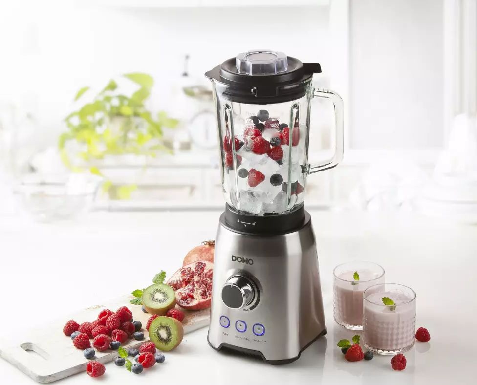 Blender DOMO 1,5L 1000W Verre Gris - DO710BL