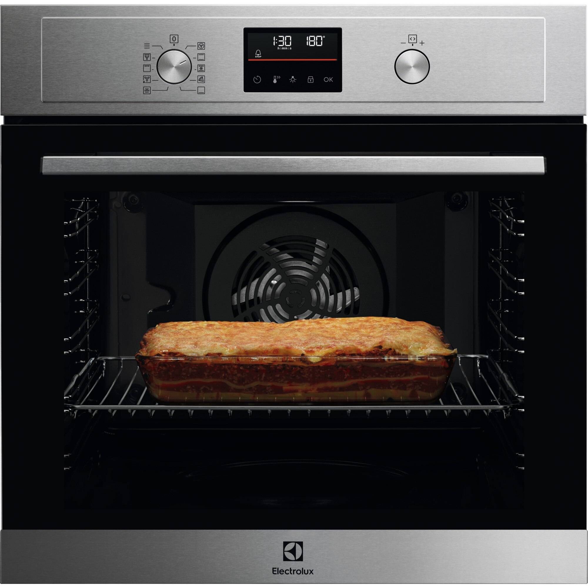 Four encastrable pyrolyse ELECTROLUX Série 600 72L Inox EBF4P46X