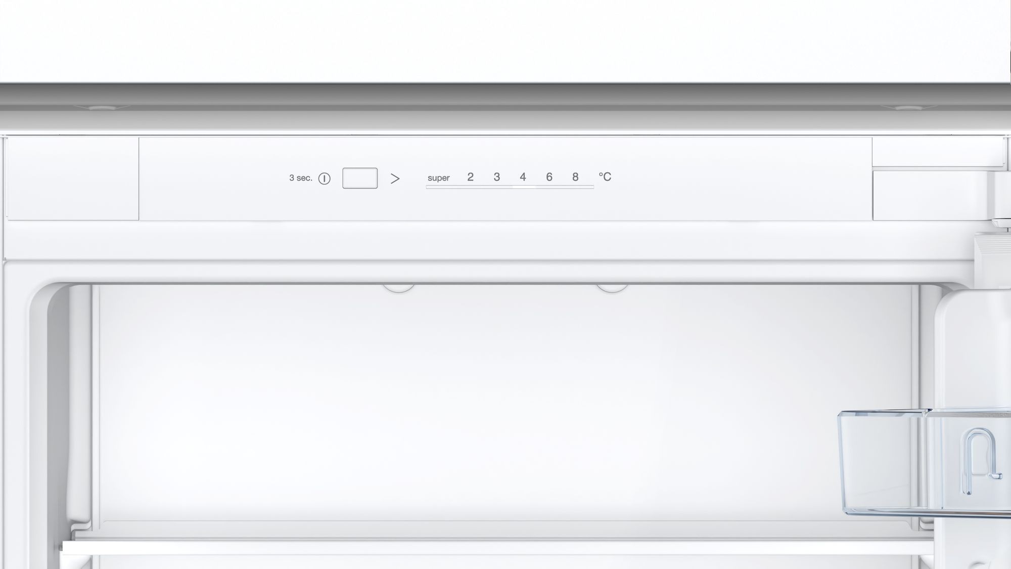 BOSCH Réfrigérateur congélateur encastrable Serie 2 Low Frost 268L Blanc - KIV87NSF0