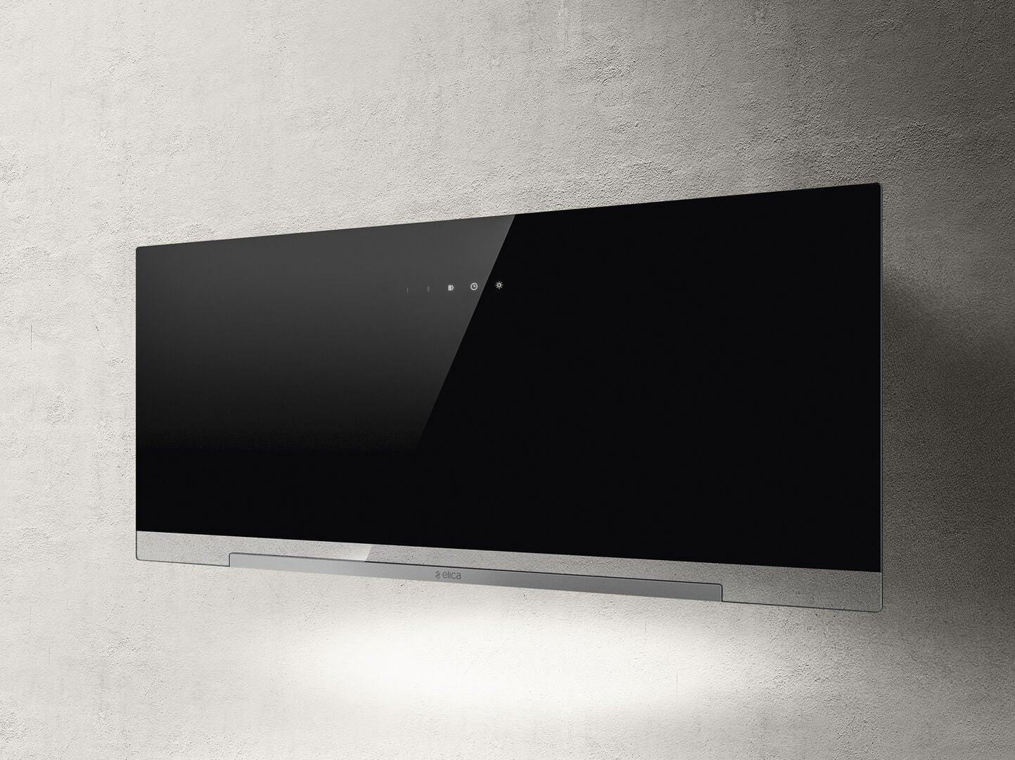 Hotte decorative murale ELICA 90cm 71dB Noir PRF0166939