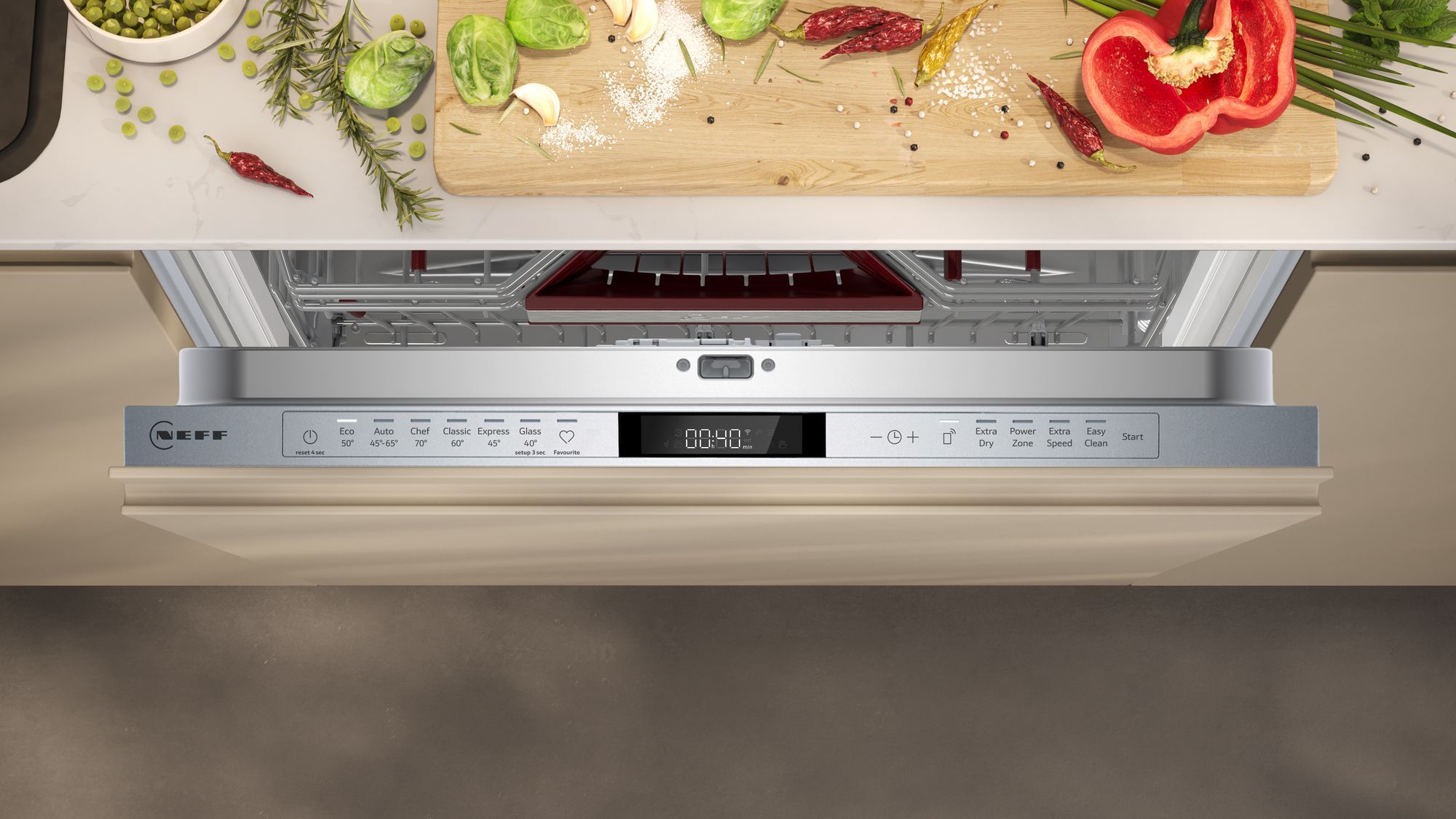 Lave vaisselle tout integrable 60 cm NEFF  - S177ECX17E