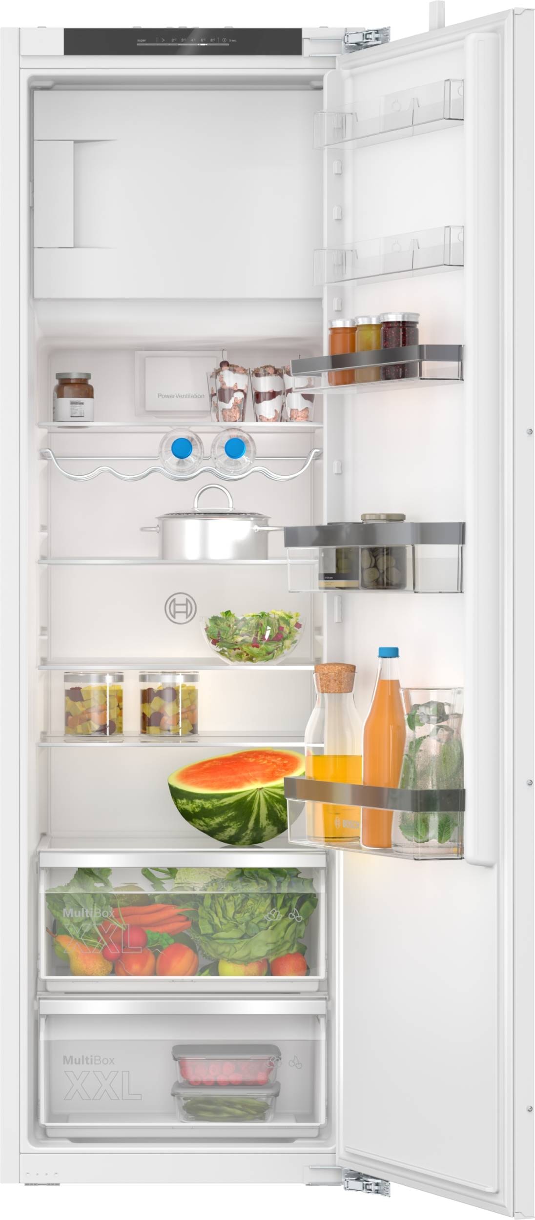 Réfrigérateur encastrable 1 porte BOSCH 280L Froid brassé KIL82VFE0