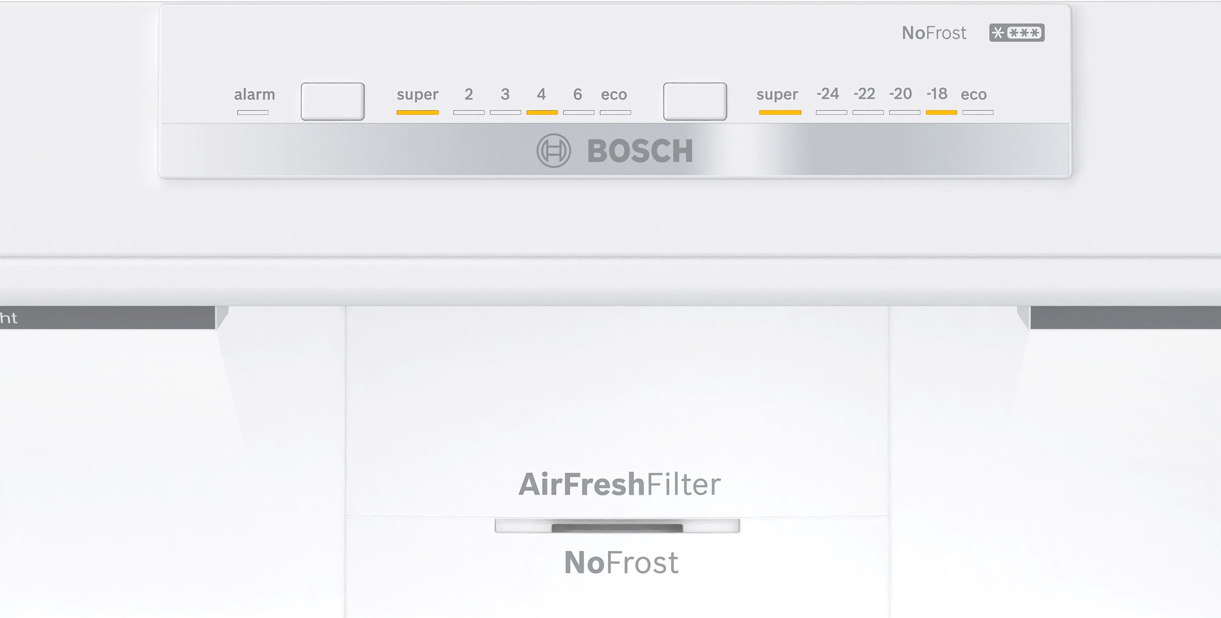 Réfrigérateur congélateur bas BOSCH No Frost 631L Inox - KGN86VIEA