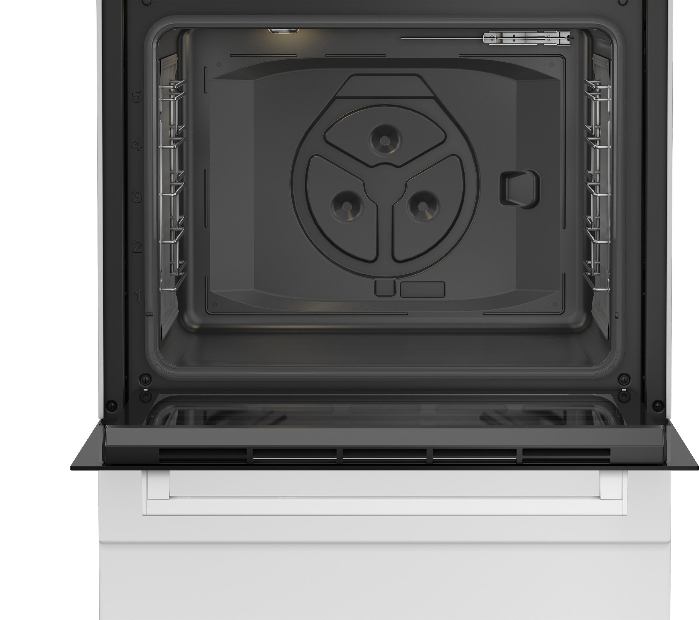 Cuisiniere mixte BEKO 4 foyers 60 cm Blanc - FBS63031WCS