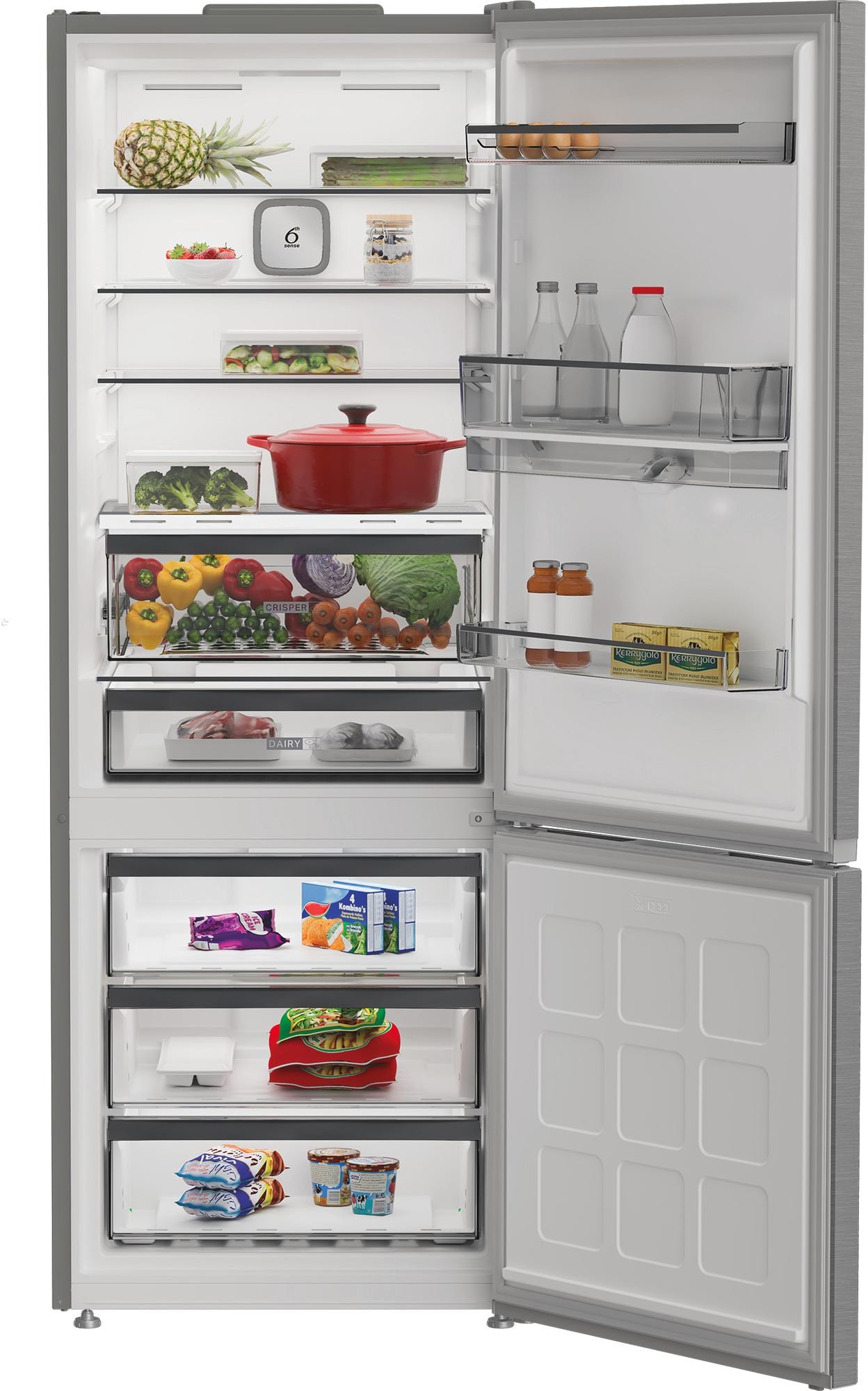 Réfrigérateur congélateur bas WHIRLPOOL - WHK26493WX5E Réfrigérateur congélateur bas WHIRLPOOL - WHK26493WX5E