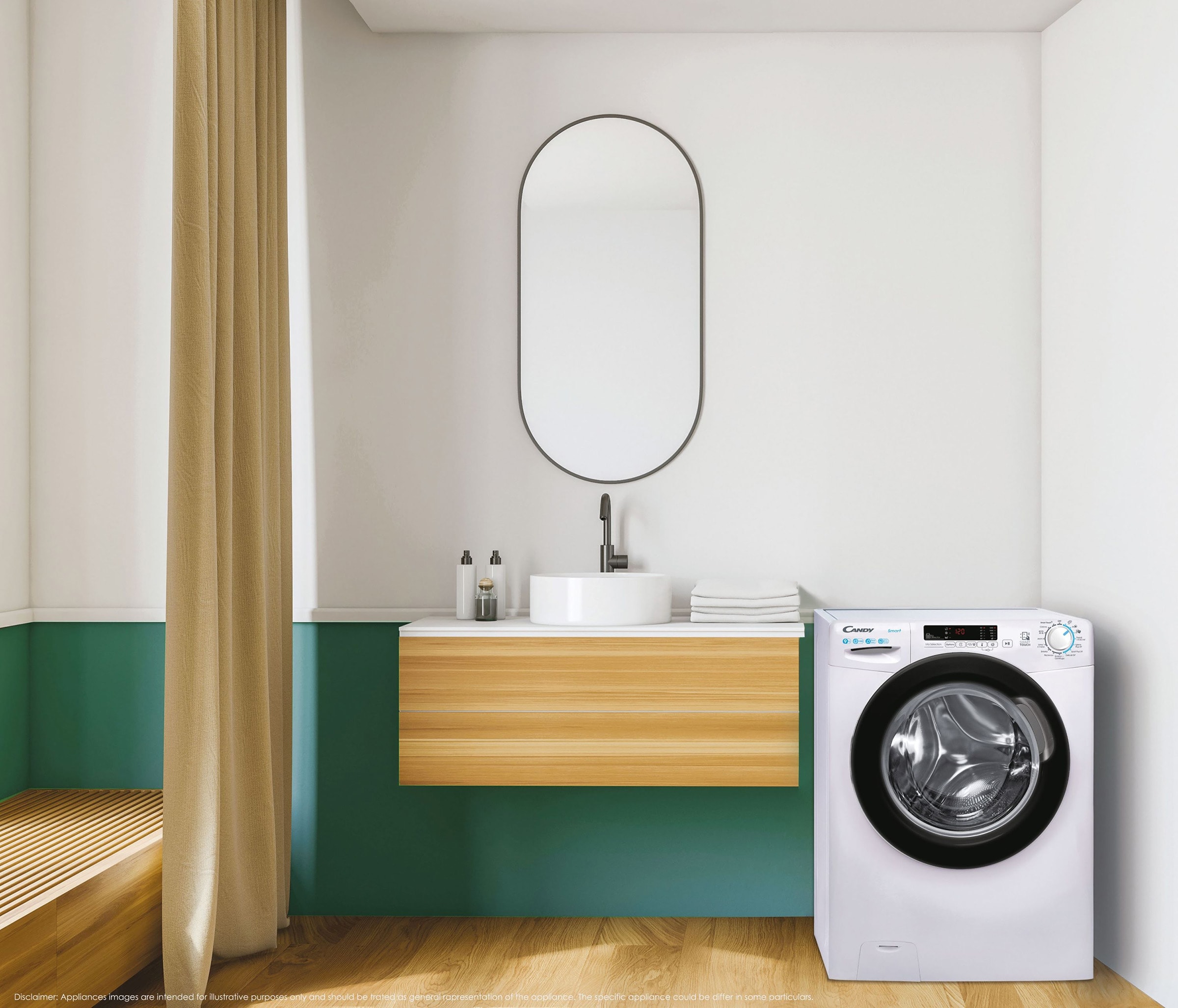 Lave linge Frontal CANDY - CS1482DWB4/1-47 Lave linge Frontal CANDY - CS1482DWB4/1-47