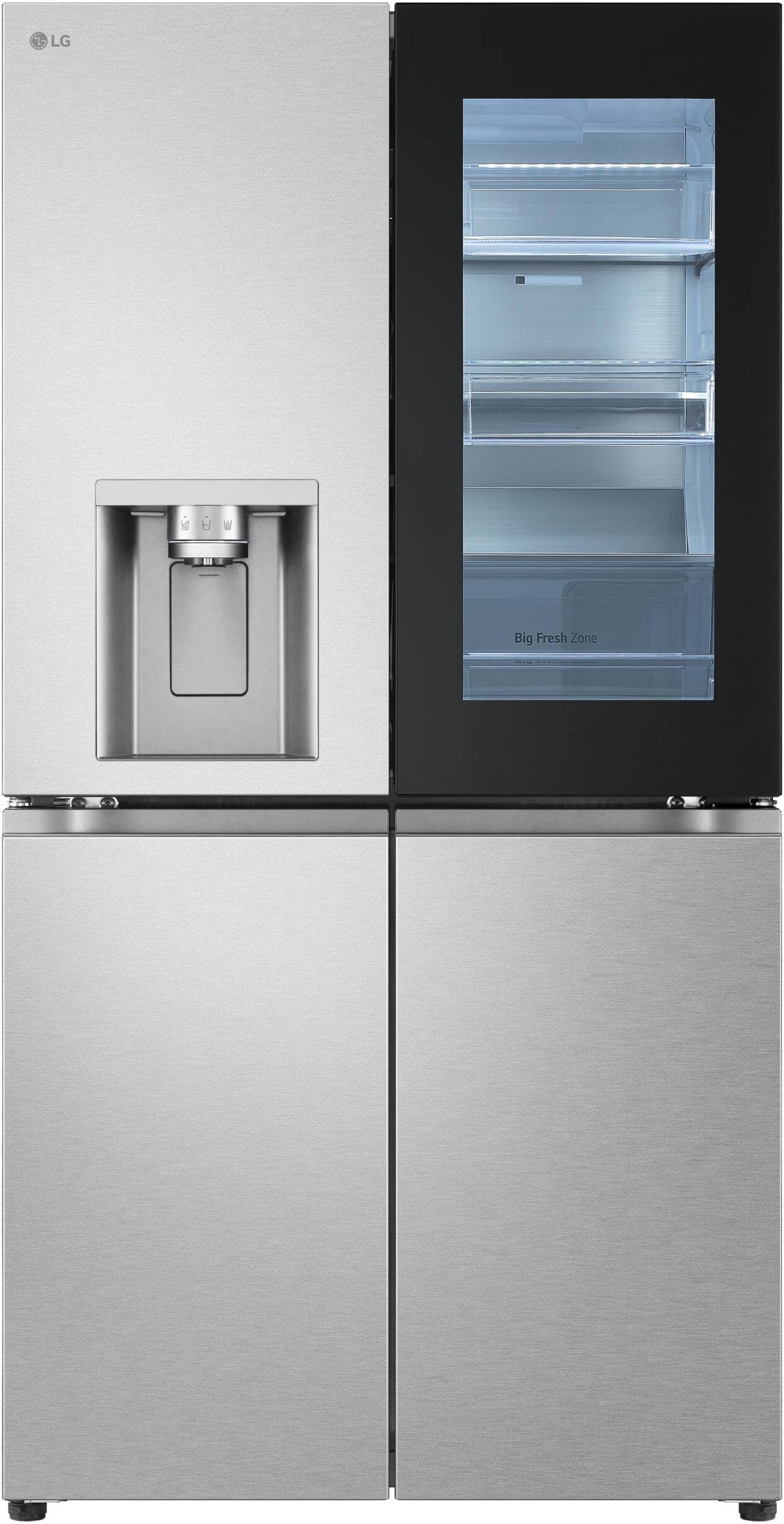 LG Réfrigérateur américain InstaView DoorCooling 638L Inox  GMG960MBJE