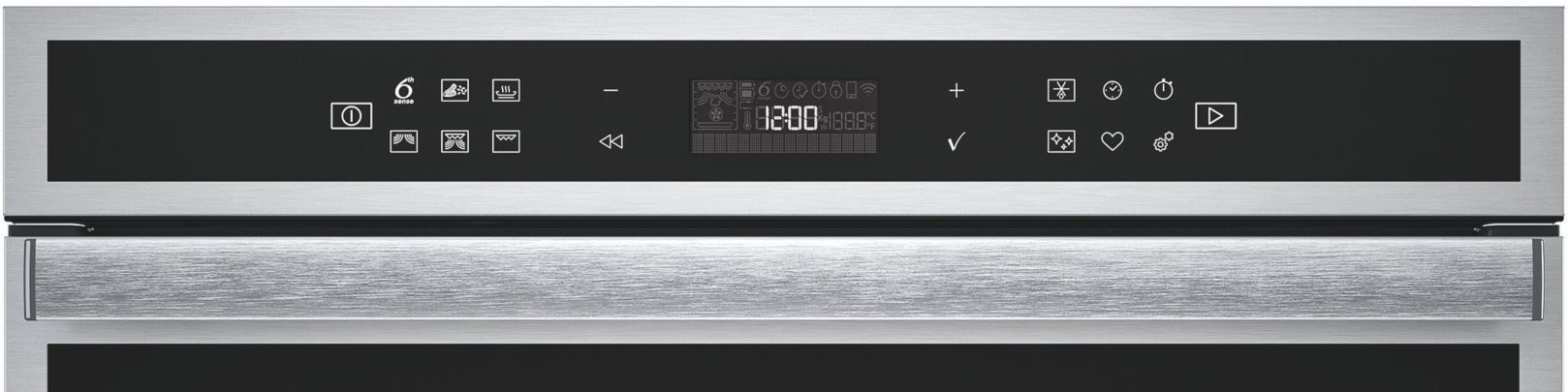 WHIRLPOOL Micro ondes Grill Encastrable Crisp 1000W 31L Noir et Inox - W6MD440