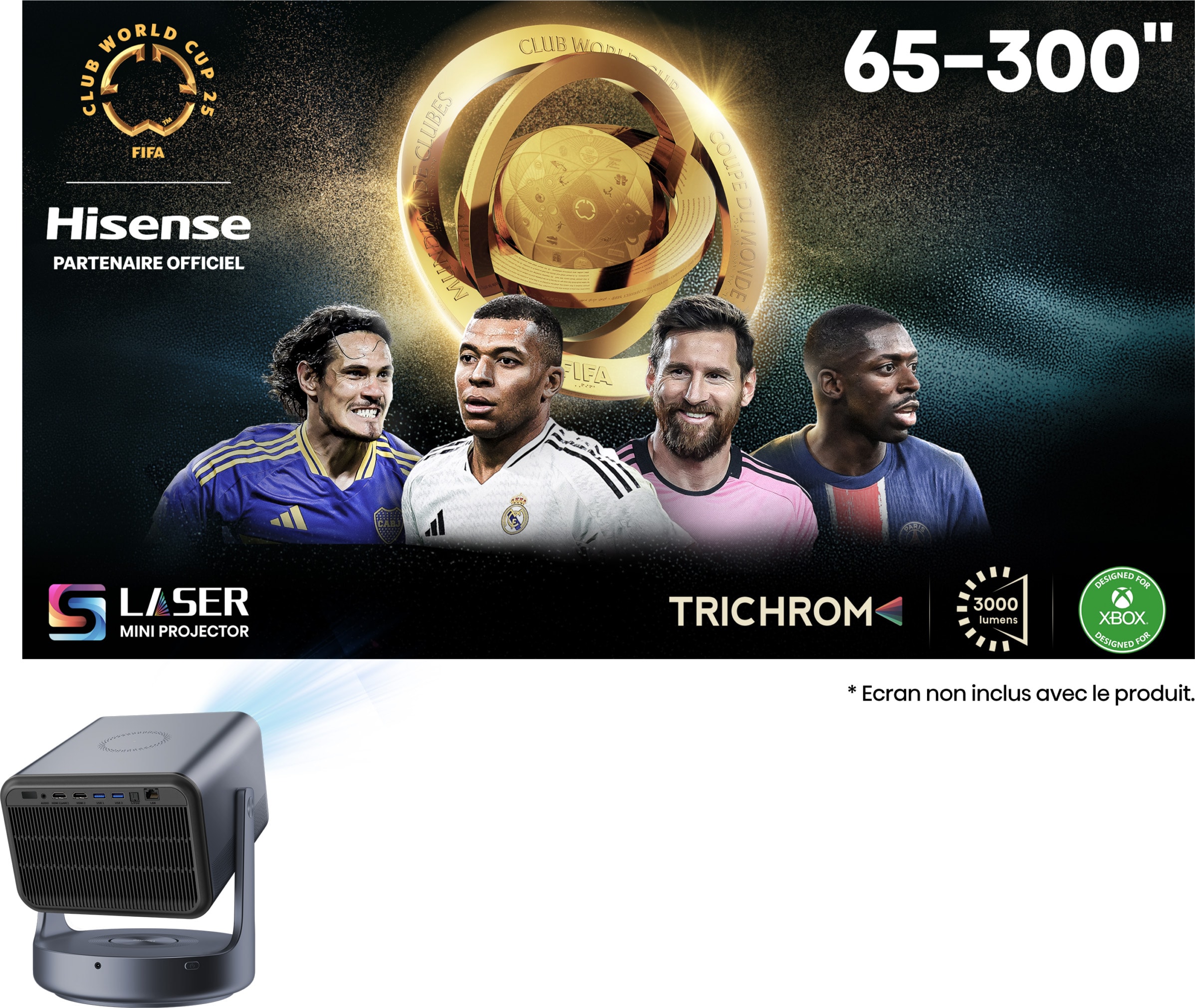 Vidéoprojecteur Home Cinéma HISENSE 4K Triple laser 3000 lumens Vidaa U 7.0 - C2ULTRA