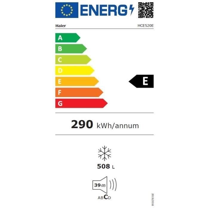 Congélateur coffre HAIER - HCE520E Congélateur coffre HAIER - HCE520E