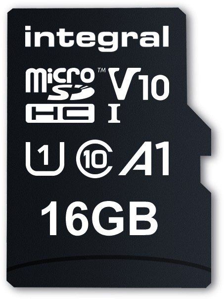 Carte mémoire 16 Go INTEGRAL  - INMSDH16G-100V10