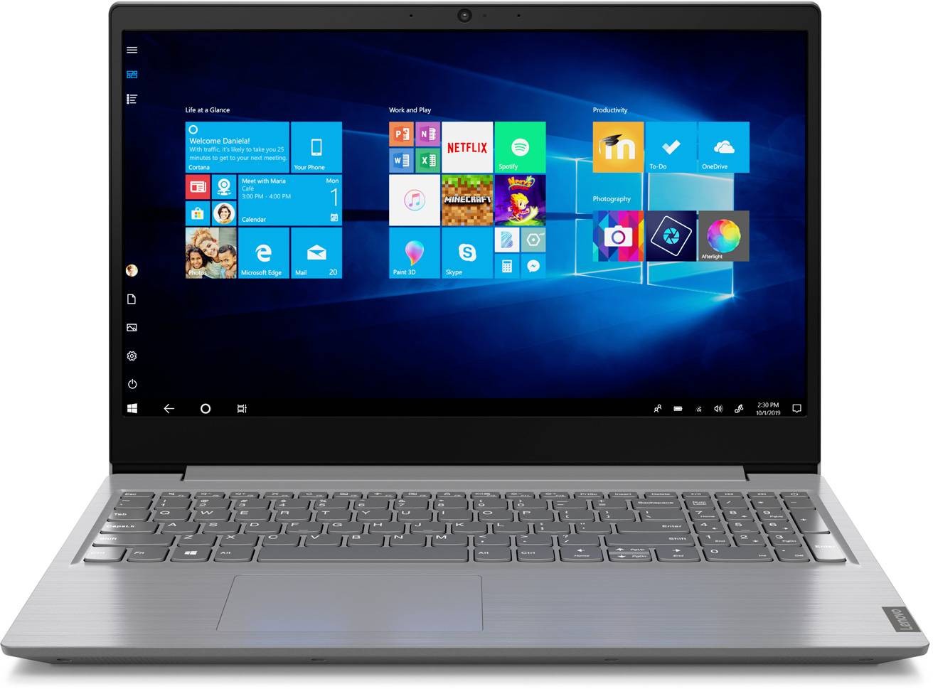 LENOVO Ordinateur portable 15.6" Full HD Intel Celeron 4go DDR4 256go SSD Gris - 82C3001VFR