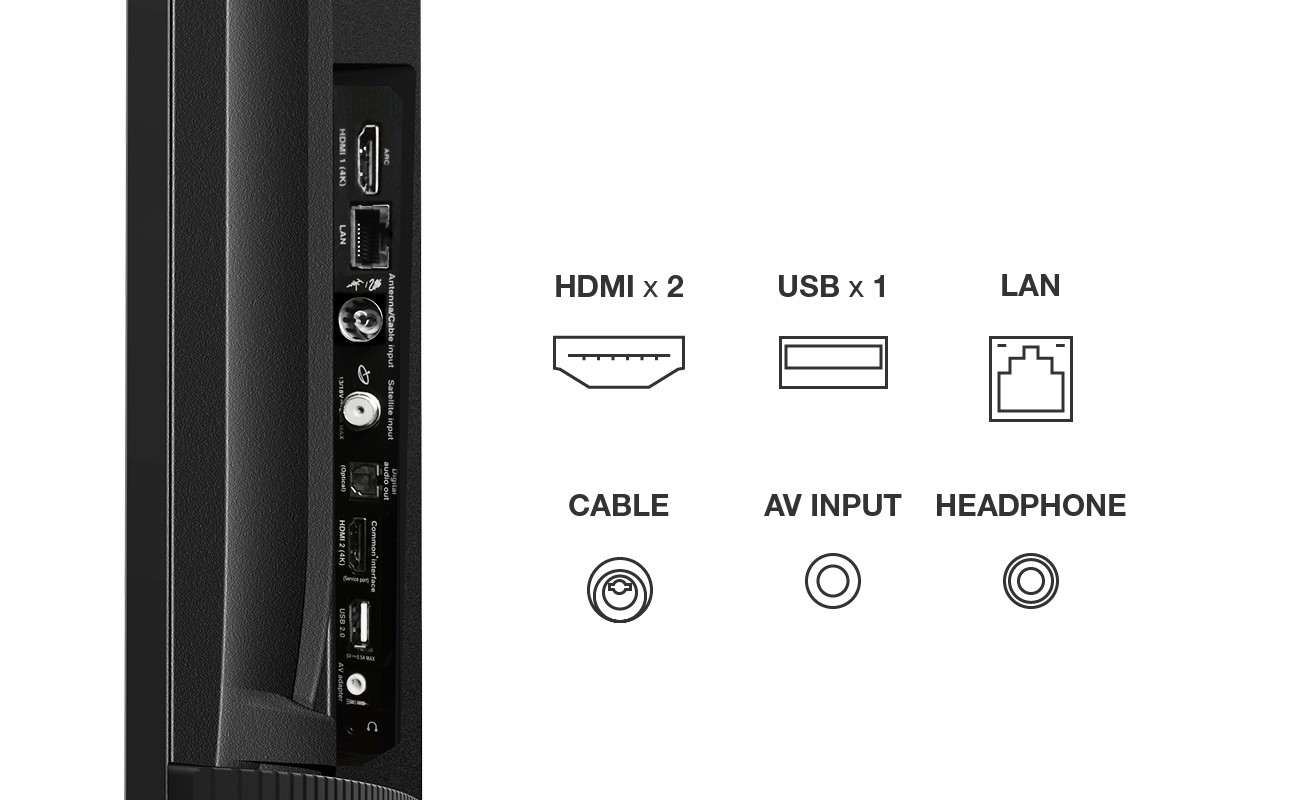 TCL TV LED 4K 108 cm 43P610