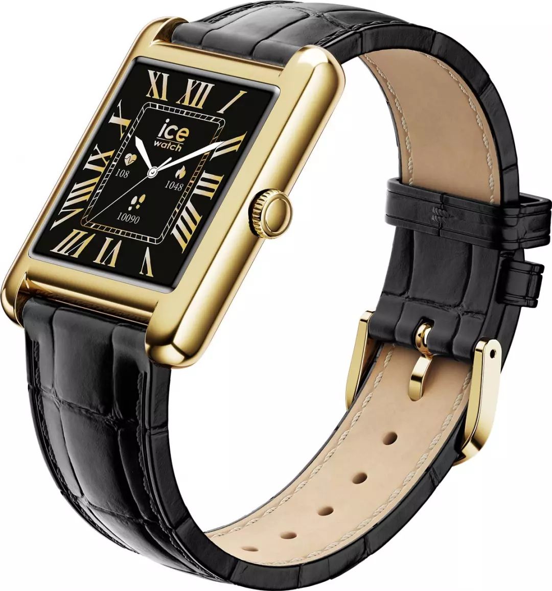 Montre connectée ICE WATCH Ice Smart Tks 2.0 32mm Bluetooth Noir - SMARTTK2GOLDCROCO