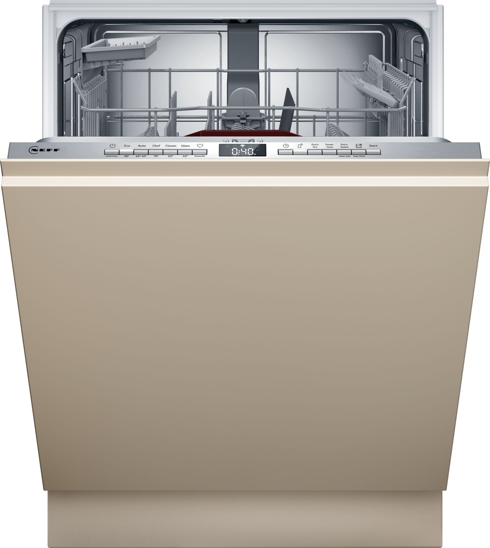 Lave vaisselle tout integrable 60 cm NEFF Home Connect 13 couverts 42dB Inox S275EAX16E