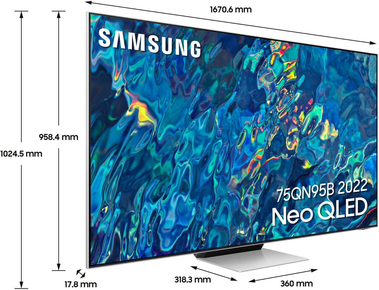 TV Neo QLED 4K 189 cm SAMSUNG TV Neo QLED QE75QN95B 4K 189 cm - QE75QN95B TV Neo QLED 4K 189 cm SAMSUNG TV Neo QLED QE75QN95B 4K 189 cm - QE75QN95B