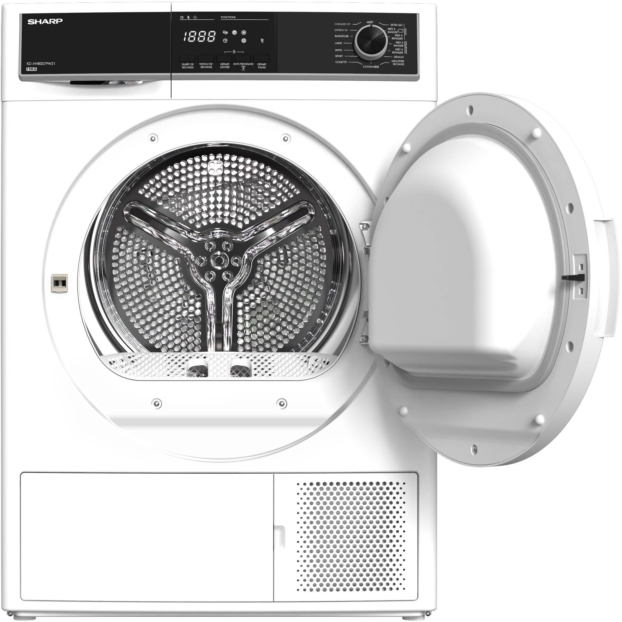 Sèche linge Condensation SHARP  - KDHHB0S7PW21