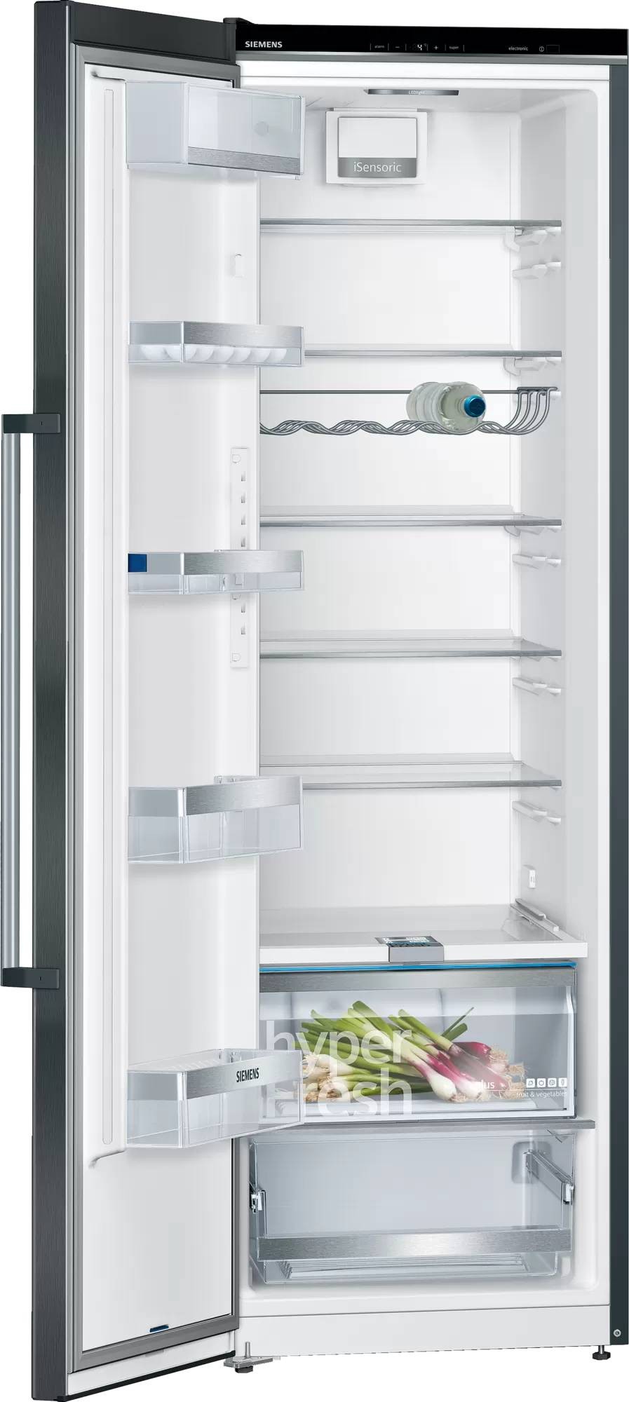 Réfrigérateur 1 porte SIEMENS IQ500 Froid Brassé HyperFresh Plus 346L Noir - KS36VAXEP Réfrigérateur 1 porte SIEMENS IQ500 Froid Brassé HyperFresh Plus 346L Noir - KS36VAXEP