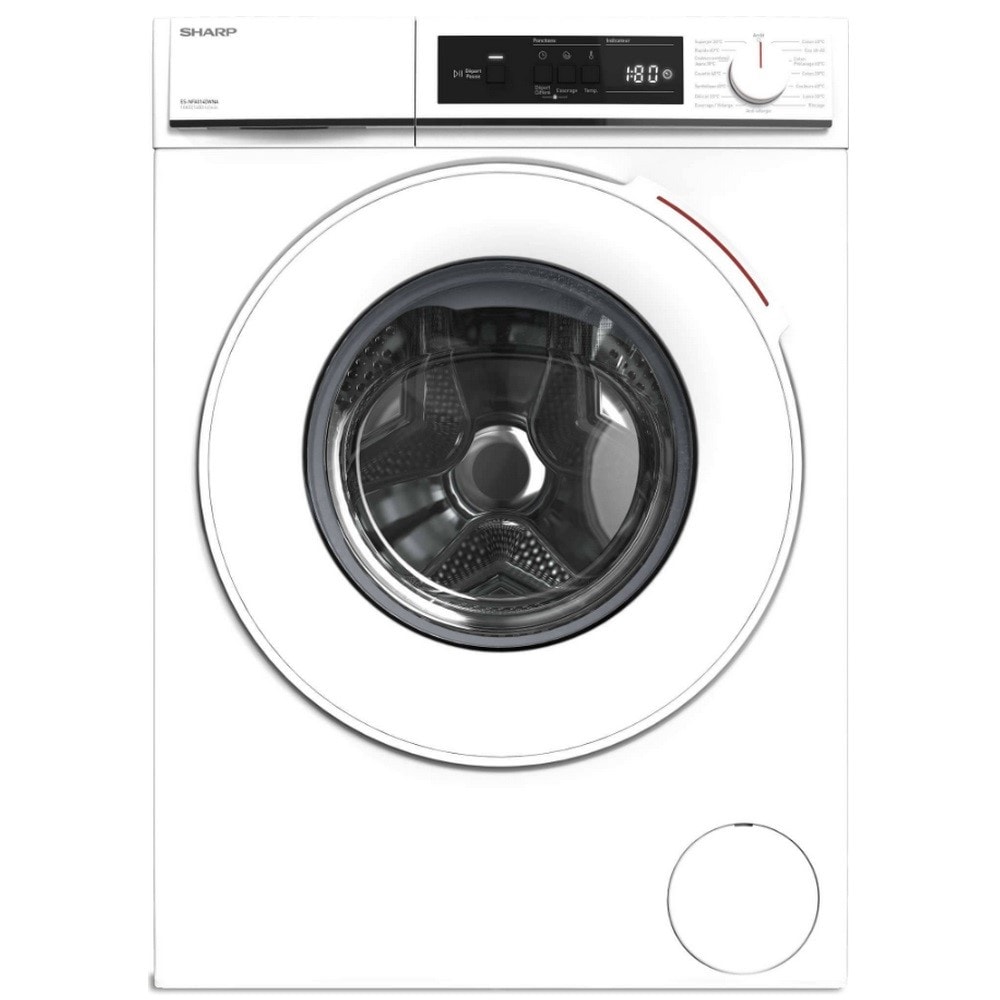 Lave linge Frontal SHARP 10kg 1400trs/min Blanc ESNFA014DWNA