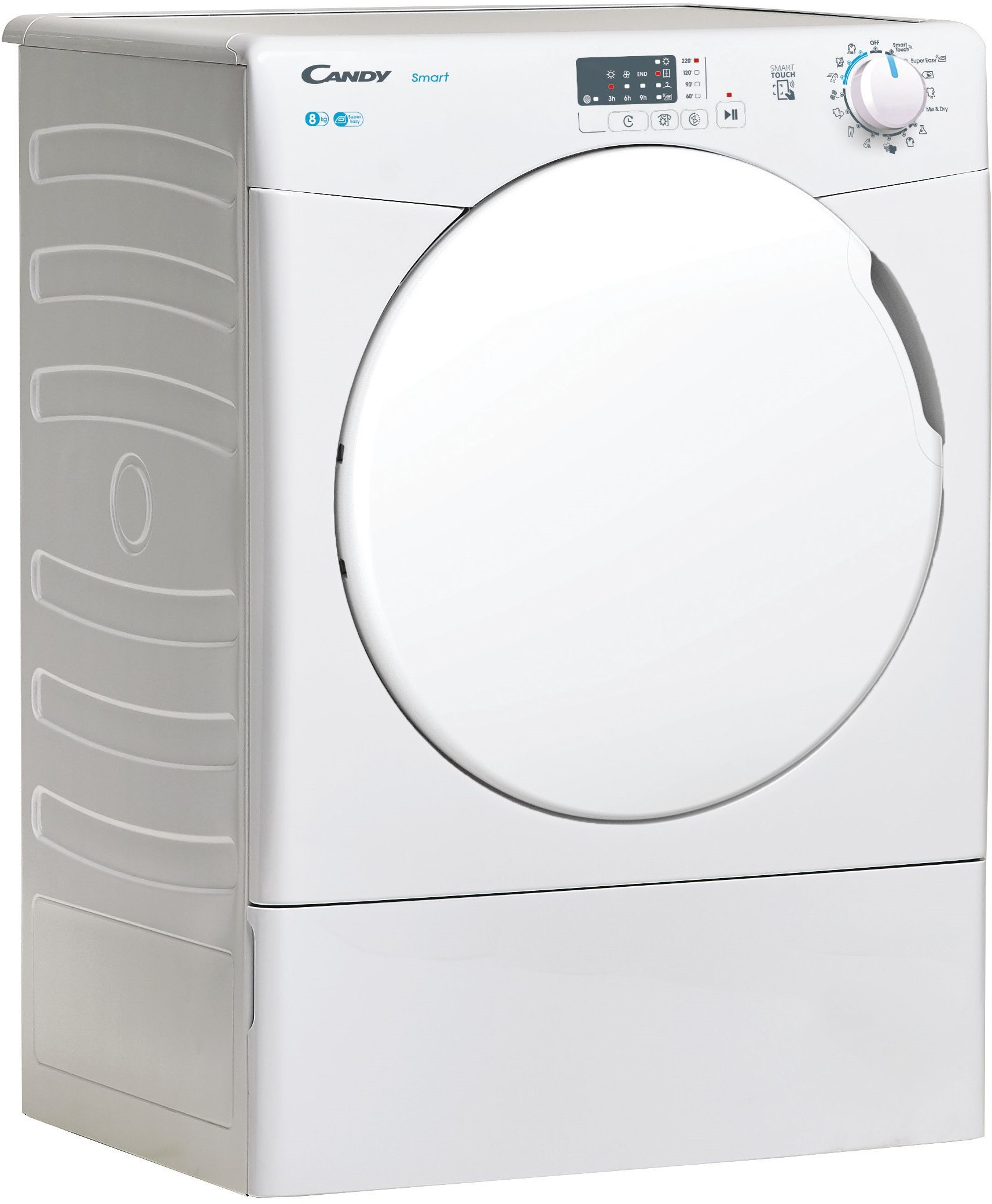 CANDY Sèche linge Evacuation 15 programmes NFC 68dB 8kg - CSEV8LF-S