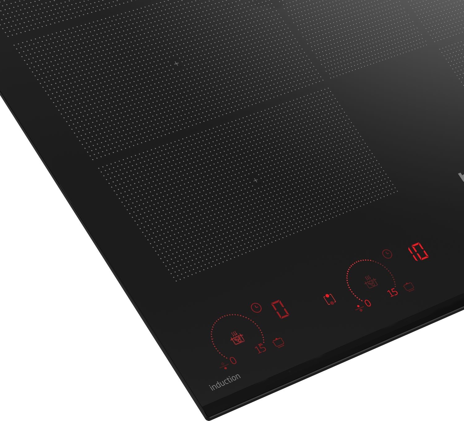 Plaque induction BEKO 8 Foyers 60 cm FlexinFull+ Verre Noir - HII68811NT Plaque induction BEKO 8 Foyers 60 cm FlexinFull+ Verre Noir - HII68811NT
