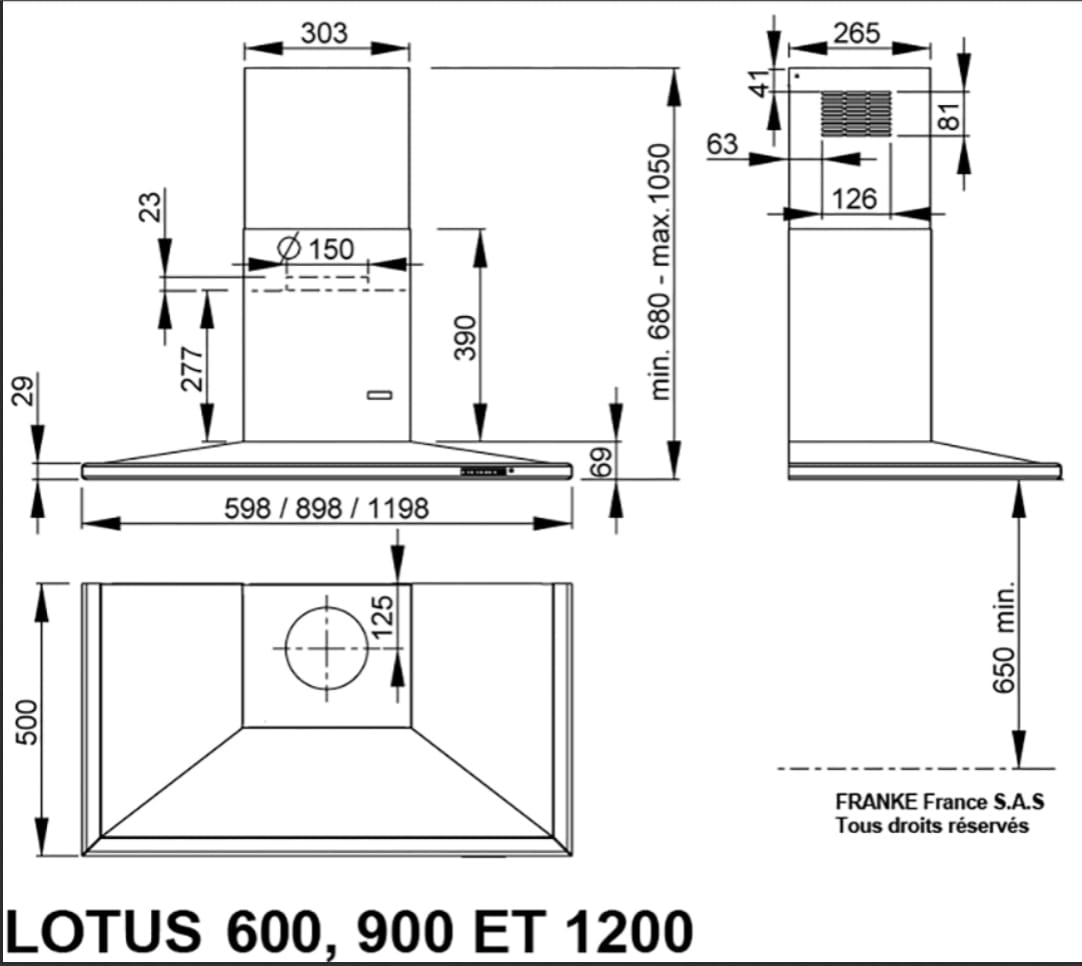 ROBLIN Hotte decorative murale  - 6018333