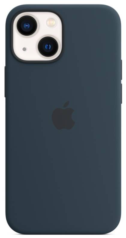 APPLE Coque iPhone 13 Mini silicone Bleue  MM213ZM/A