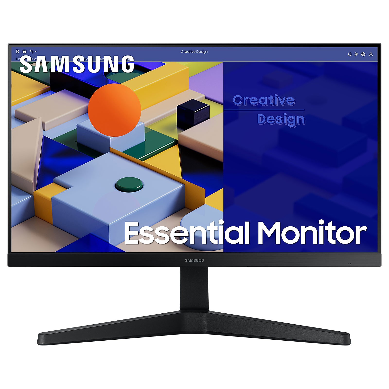 SAMSUNG Ecran 22 pouces Full HD IPS 75Hz 5ms FreeSync  - LS22C310EAUXEN