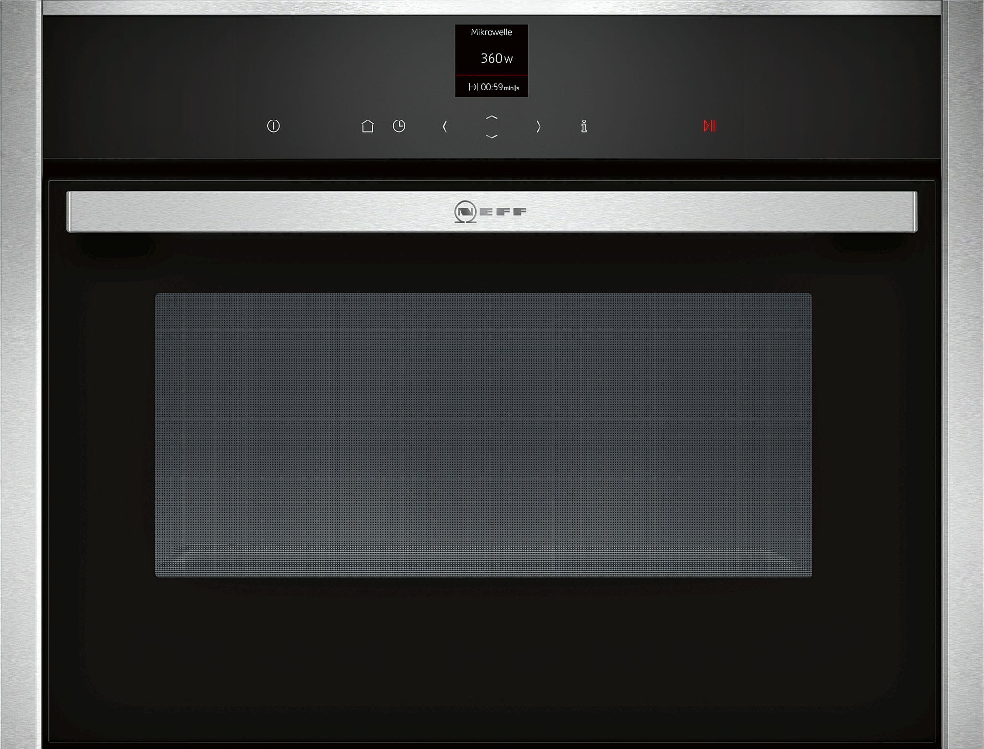 NEFF Micro ondes Encastrable N70 TouchControl 900W 36L Inox C17UR02N0 NEFF Micro ondes Encastrable N70 TouchControl 900W 36L Inox C17UR02N0
