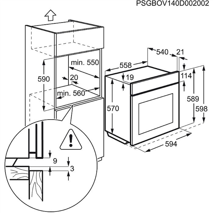 Four encastrable pyrolyse FAURE Chaleur tournante 57L Inox - FZP37901XU Four encastrable pyrolyse FAURE Chaleur tournante 57L Inox - FZP37901XU