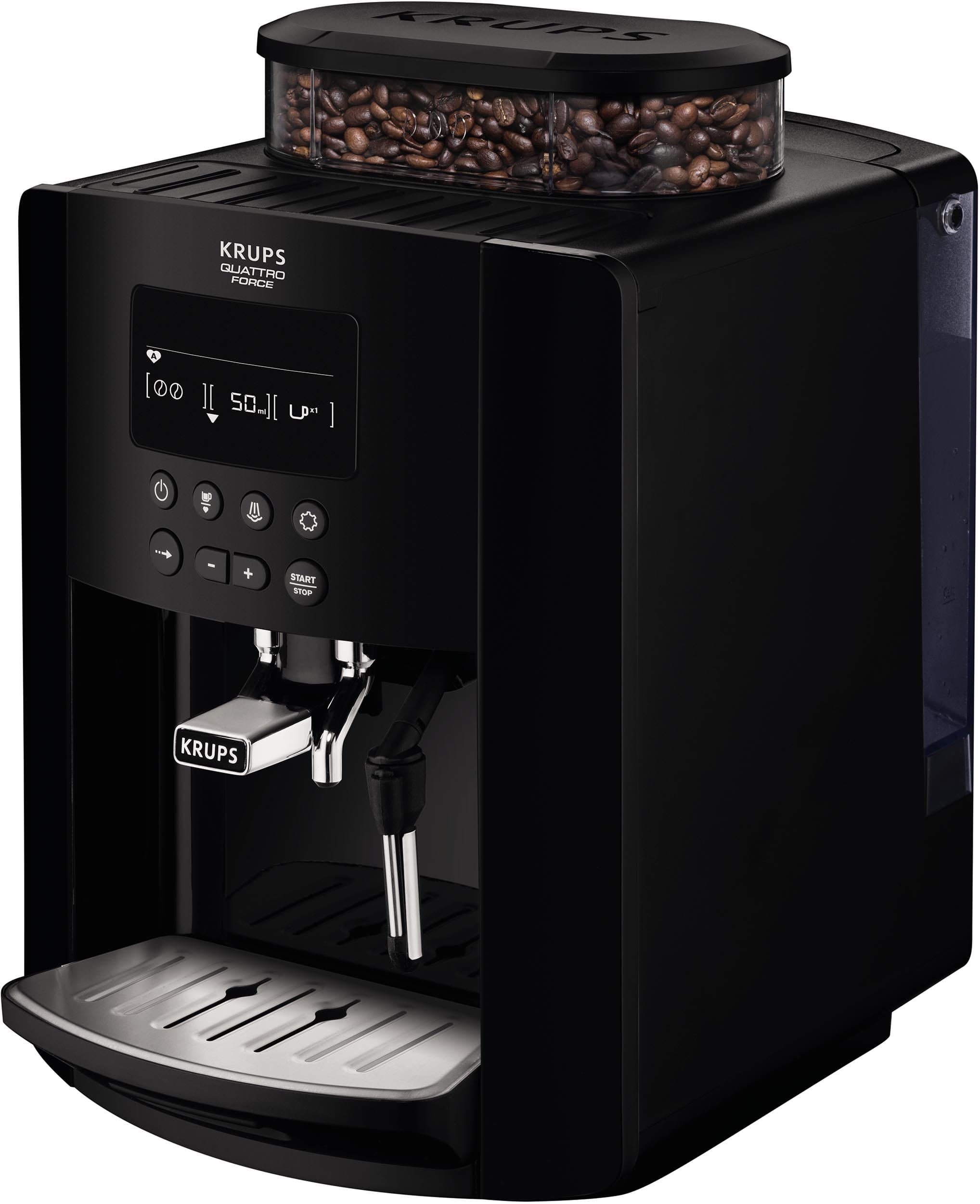 Robot expresso KRUPS Broyeur Arabica Noir - YY3074FD