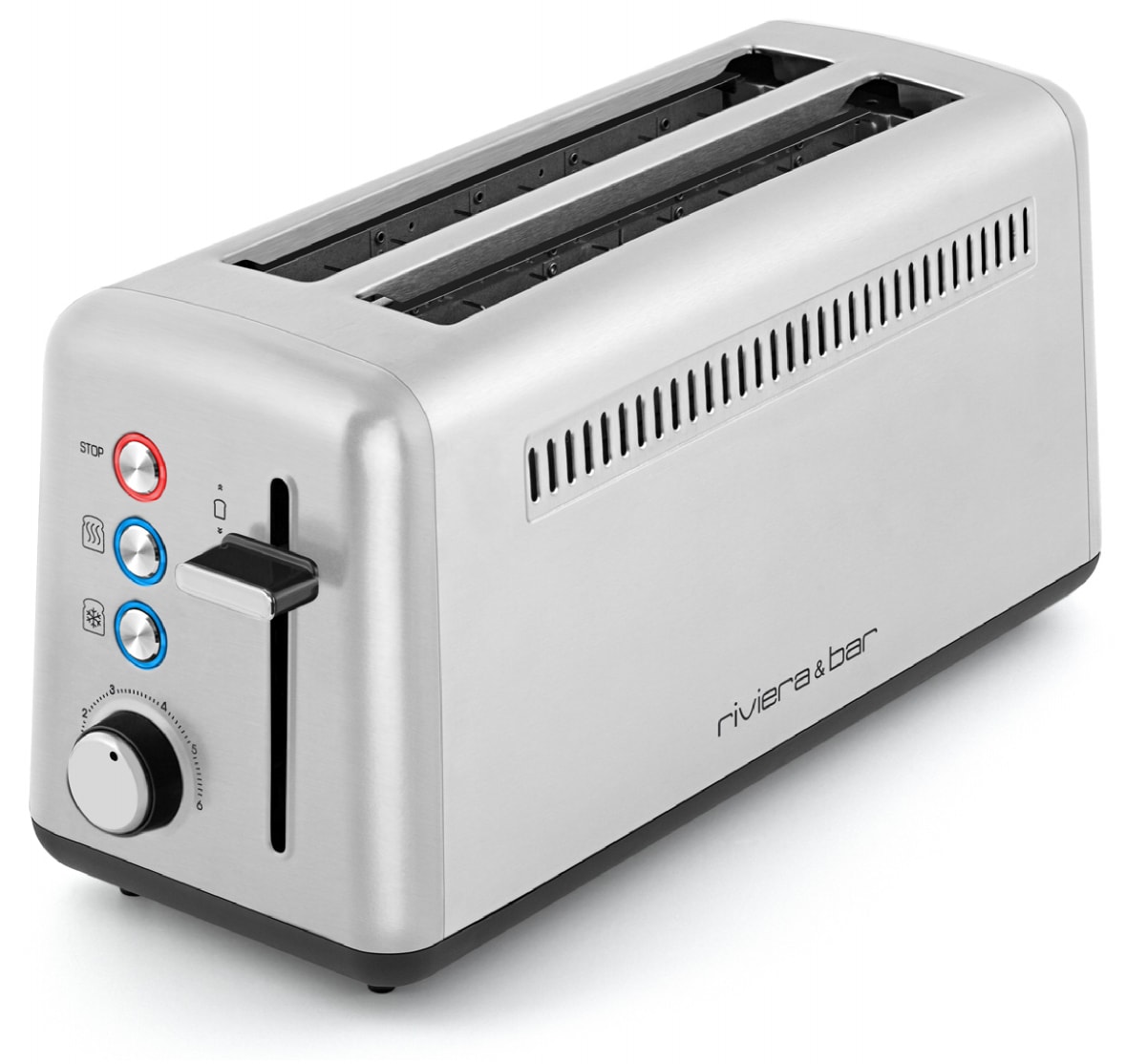 Grille pain RIVIERA & BAR 2 fentes, 1500W, Inox QGP480
