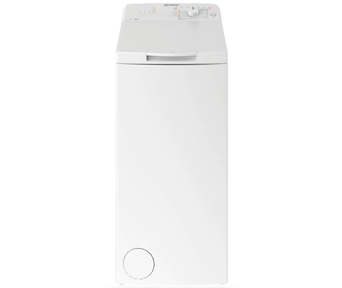 Lave linge Top INDESIT 6kg 1000trs/min Blanc BTWL60400EUN