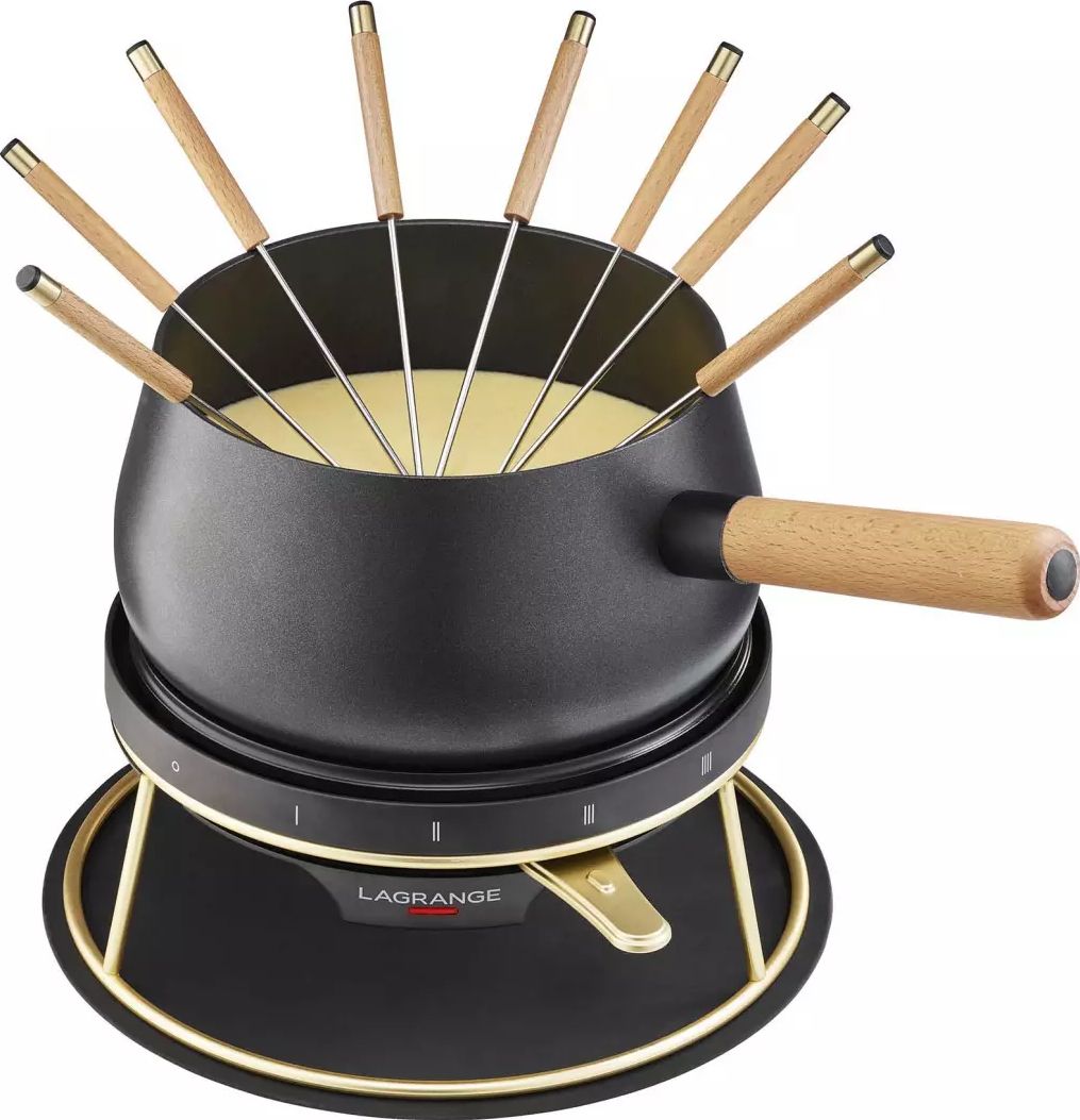 Fondue LAGRANGE 8 personnes 1200W 1,5L Noir - 349502