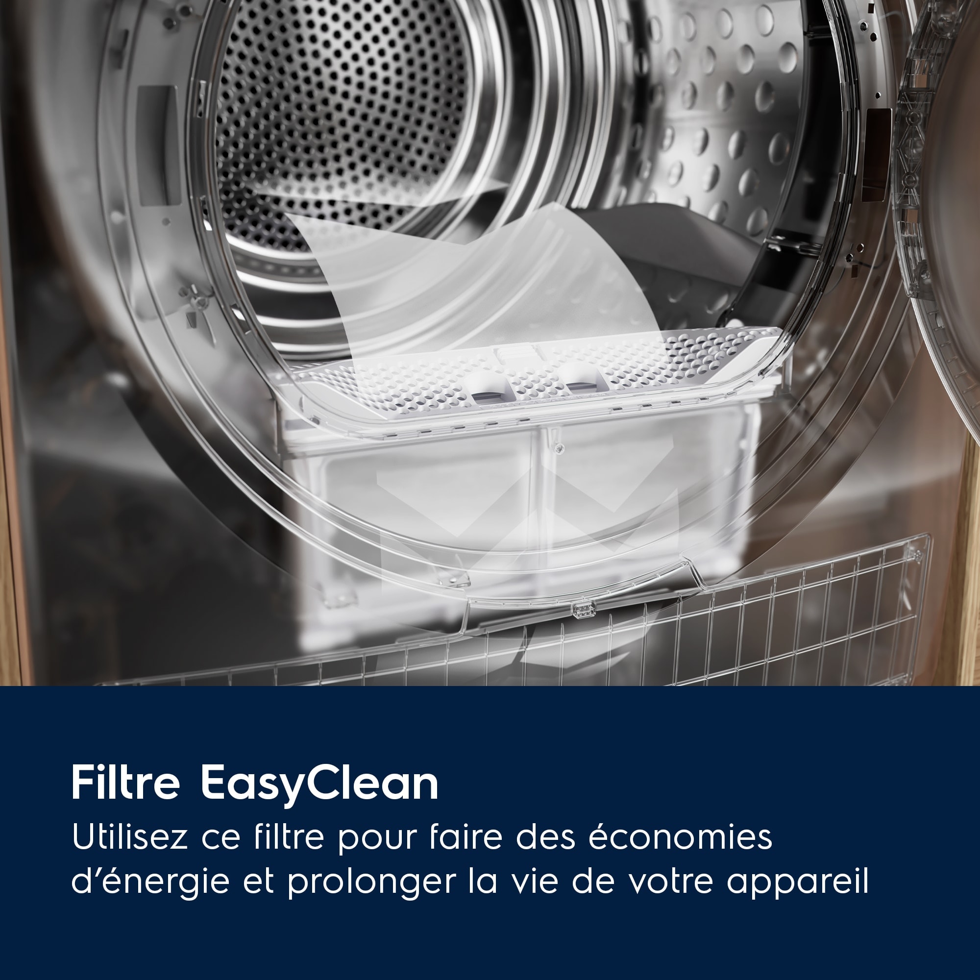 Sèche-linge pompe à chaleur ELECTROLUX 8kg SensiCare Blanc - EW6HI5185DO