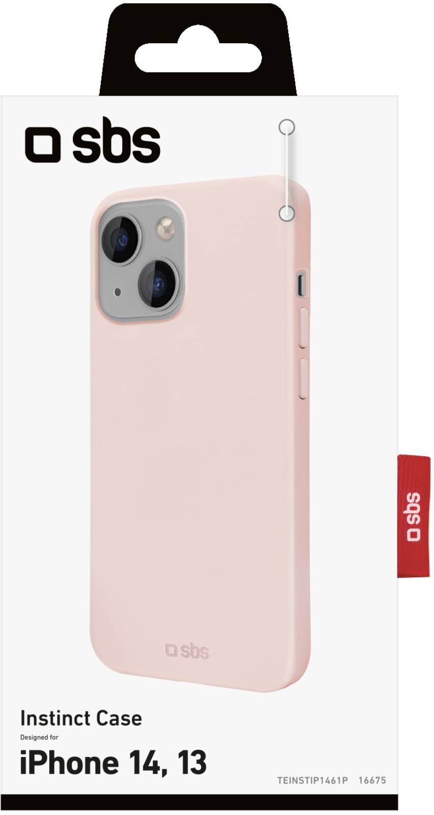 Coque iPhone SBS 14 / 13 Rose - COQ-INST-IP14/13ROSE