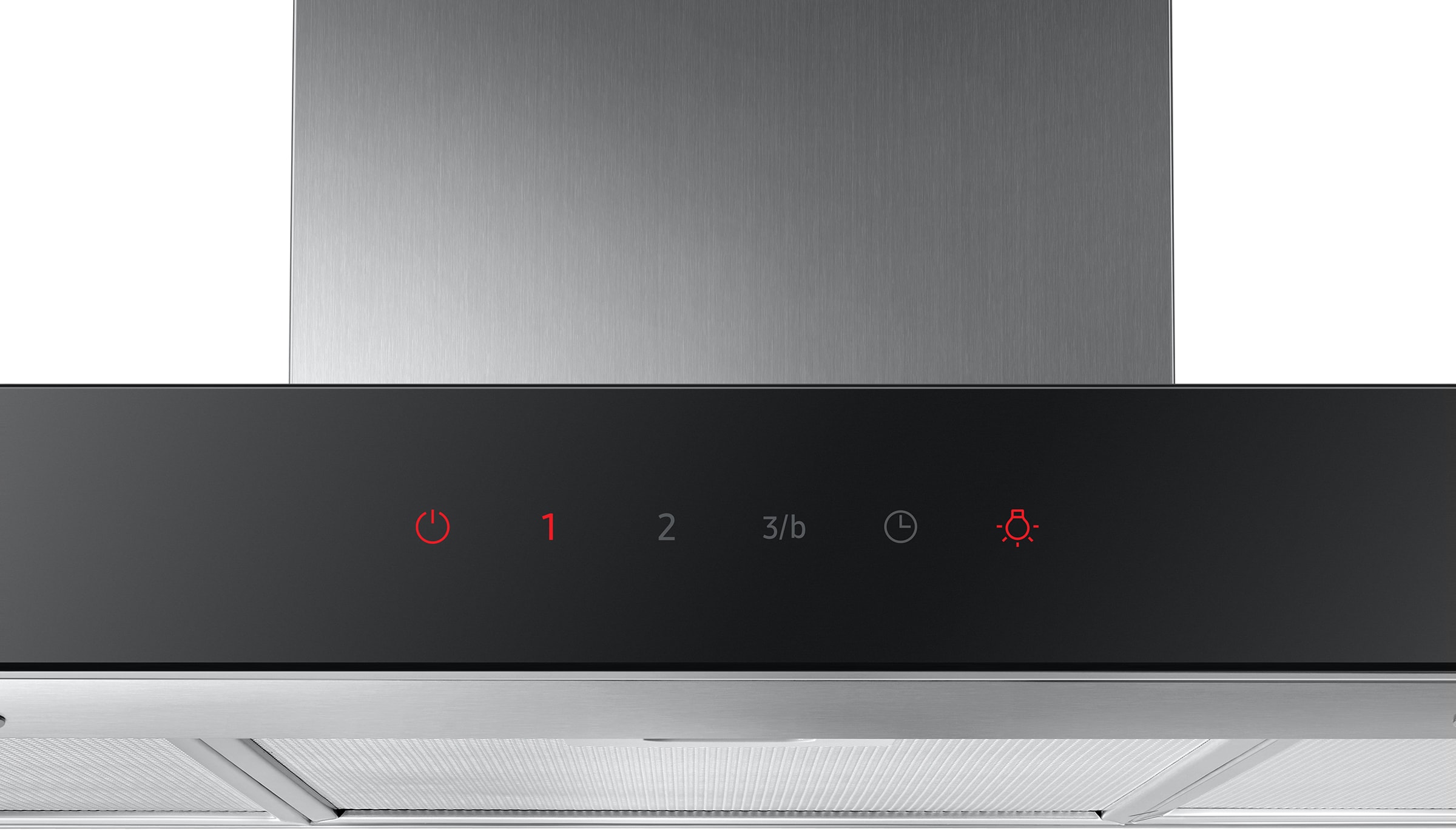 Hotte decorative murale SAMSUNG 90cm 70dB Inox / Noir - NK36C5070US