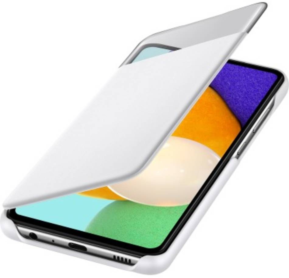 Etui SAMSUNG Folio Galaxy A52 S View Cover Blanc - EF-EA525PW