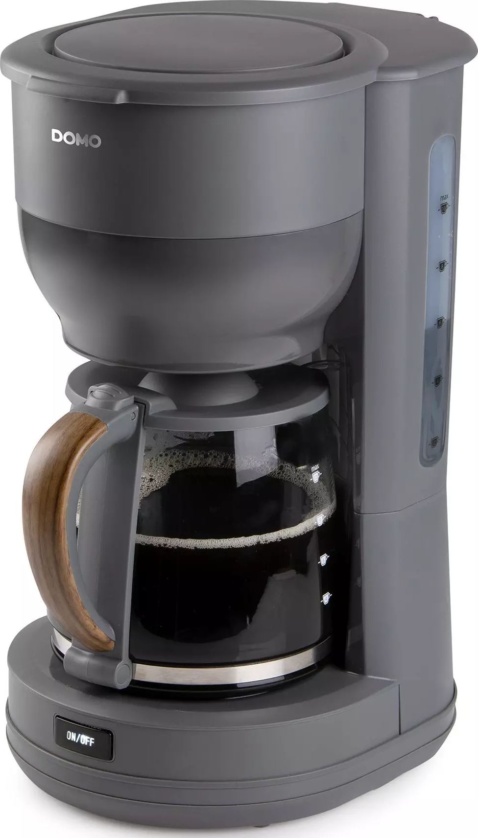 Cafetière DOMO 1000W 1,25L 10 tasses Gris - DO754K