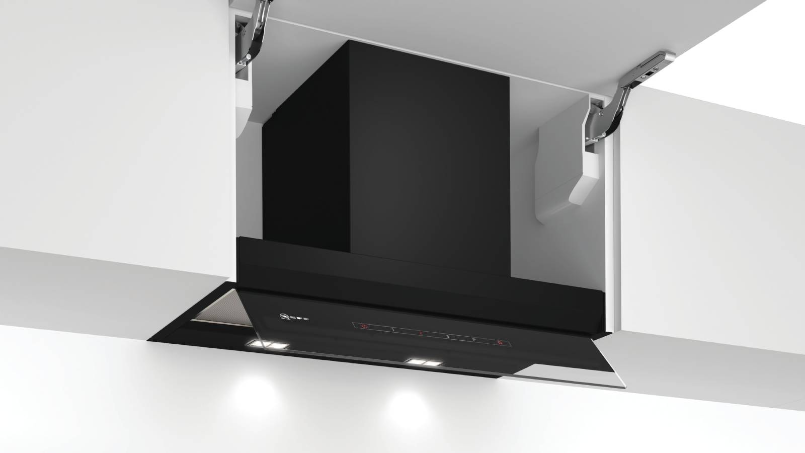 Hotte intégrée NEFF 4 vitesses 59.7cm Noir D65XAM2S0