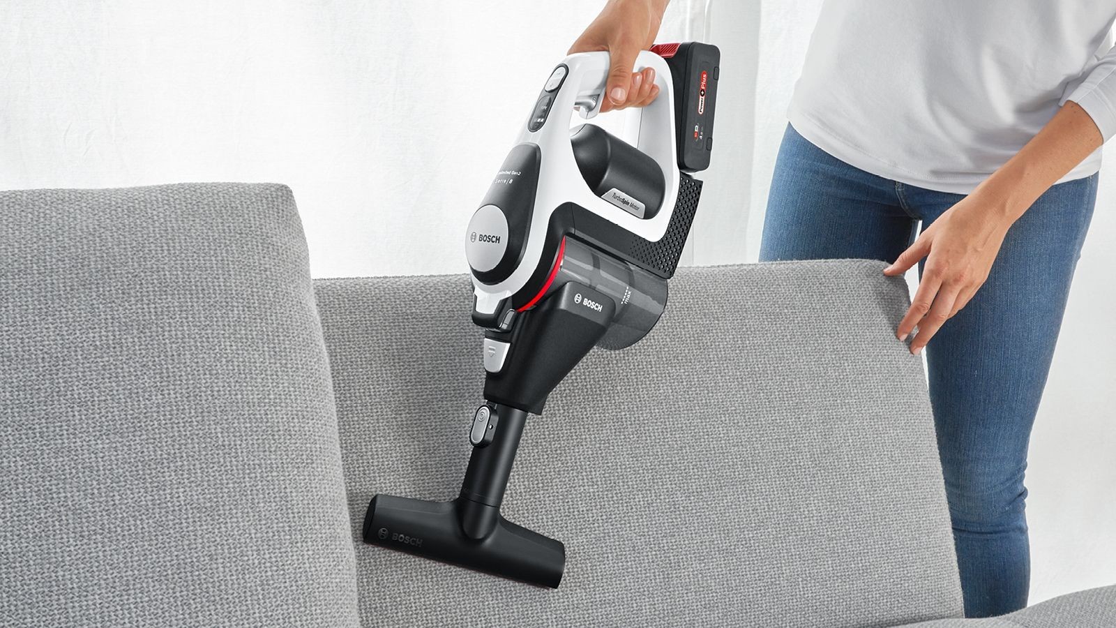 BOSCH Aspirateur balai sans fil Unlimited Gen2 Série 8 Blanc BOSCH Aspirateur balai sans fil Unlimited Gen2 Série 8 Blanc