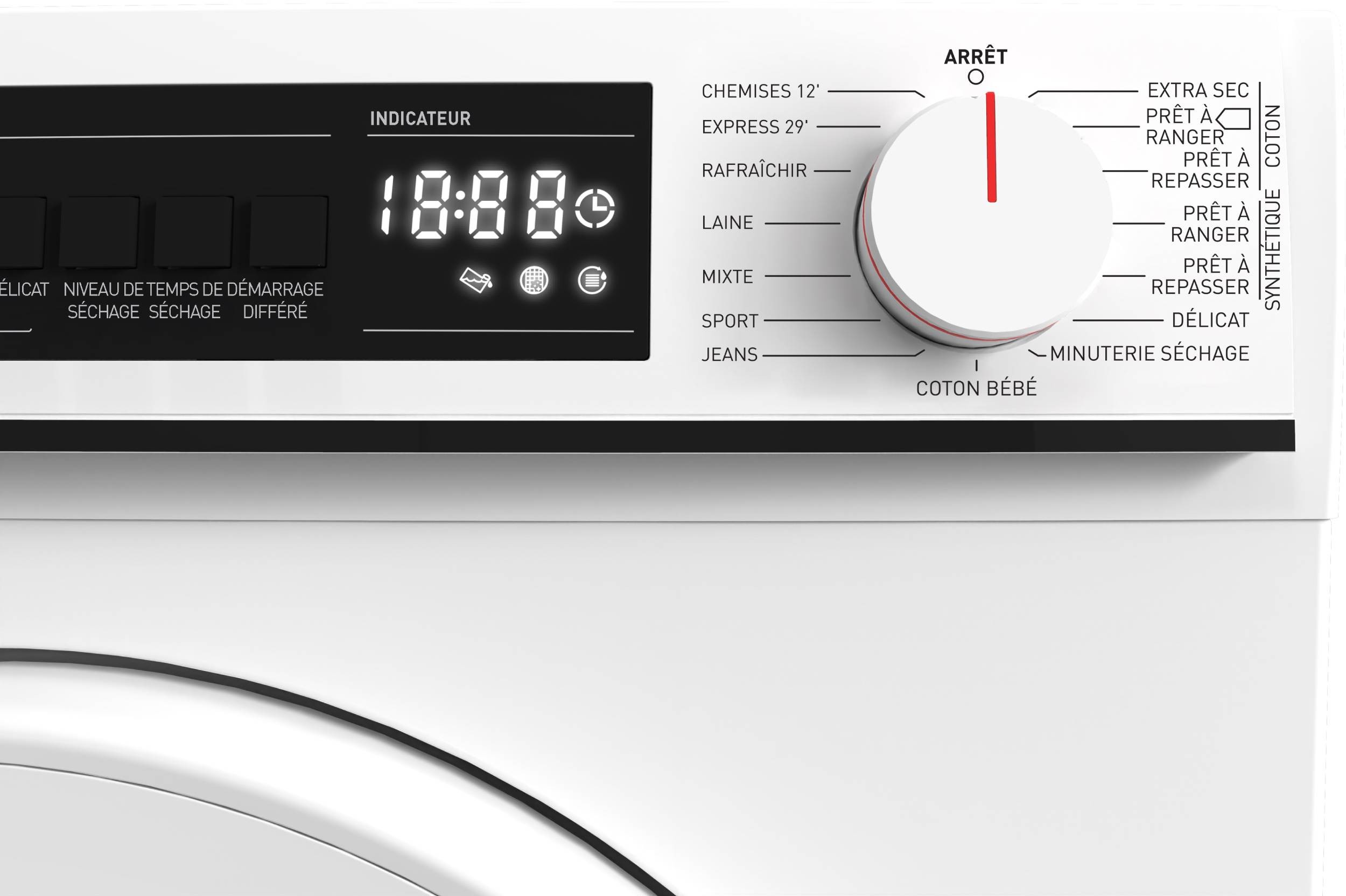 Sèche linge Condensation SHARP 7kg 65db Blanc - KDNCB7S7PW91