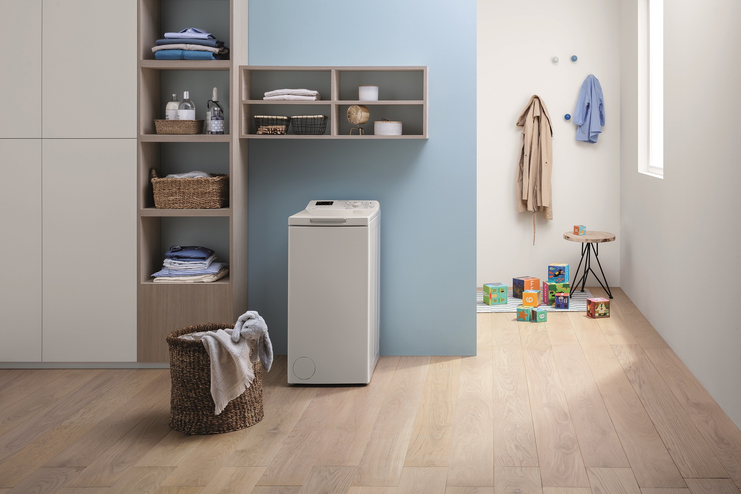 Lave linge Top INDESIT 7kg 42L - BTWS72200FRN