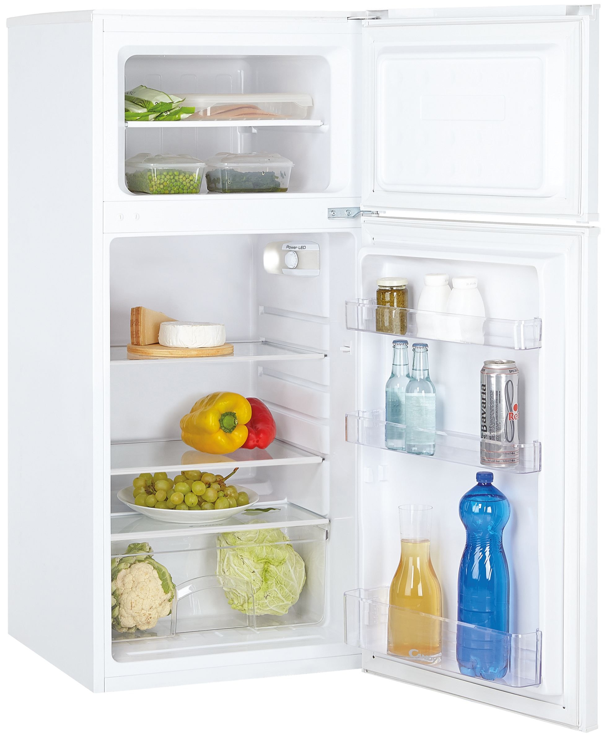 Réfrigérateur congélateur haut CANDY 151L Froid statique Blanc - CDH1S513EW