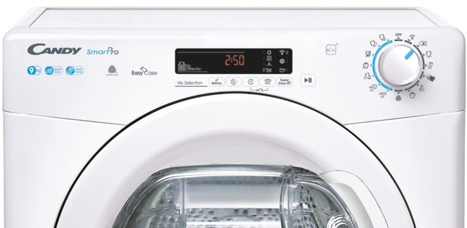 Sèche linge Condensation CANDY , Smart Pro, WiFi, 9kg, Blanc - CSOEH9A2DE-S