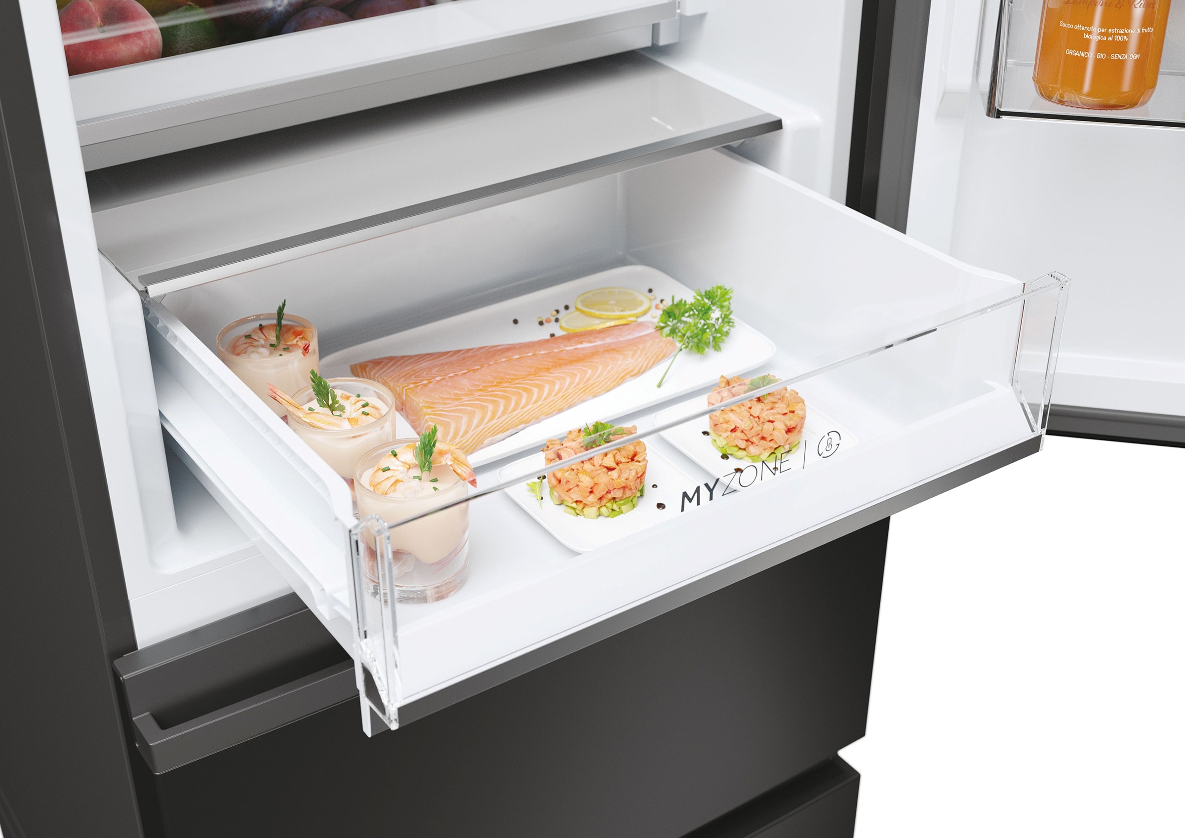 Réfrigérateur 3 portes HAIER 360L No Frost Noir - HTW5618ENPT