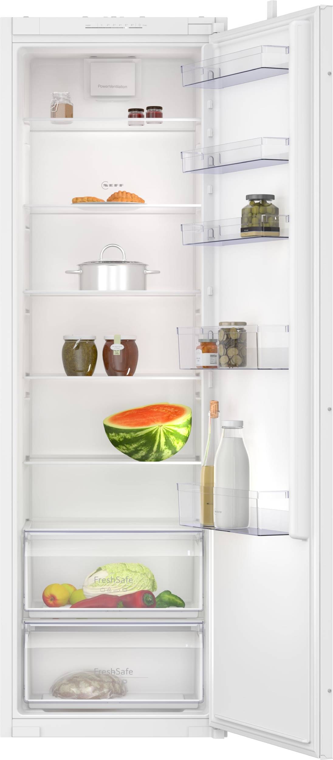 Réfrigérateur encastrable 1 porte NEFF 310L Froid Brassé KI1811SE0