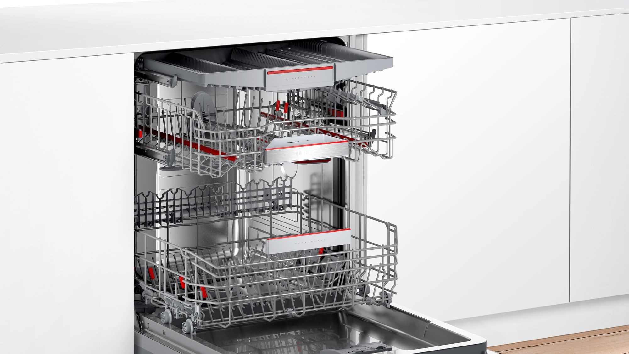 BOSCH Lave vaisselle tout integrable 60 cm Série 6 Home Connect 13 couverts - SMV6ECX93E