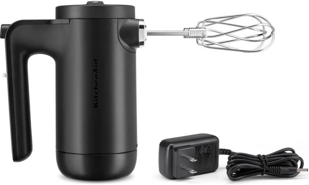 Batteur KITCHENAID Sans fil 7 vitesses Noir Réglisse - 5KHMB732EBM