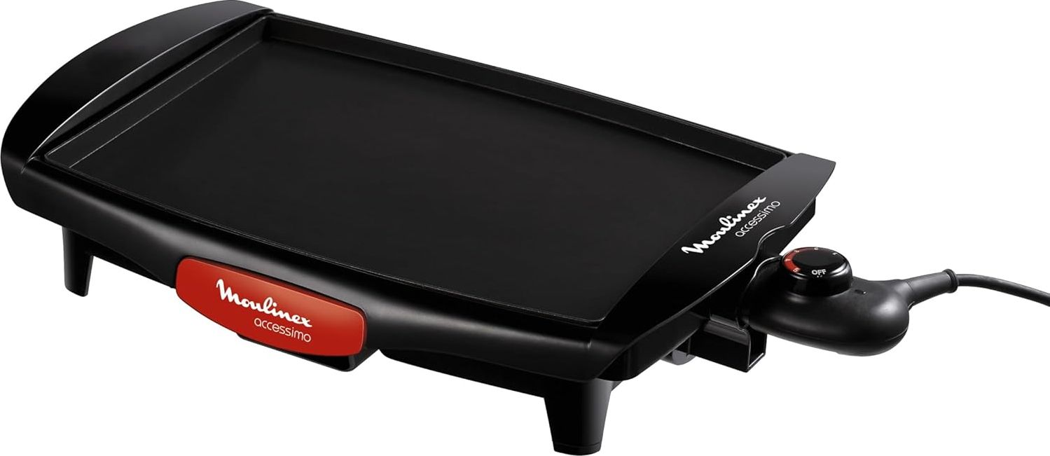 Plancha MOULINEX 36x36cm 4 personnes Antiadhésif Noir - CB560811